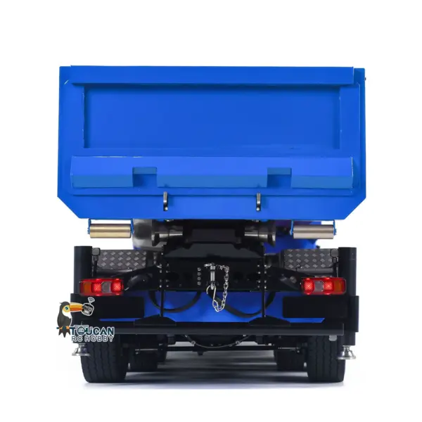 1/14 10x10 RC Hydraulic Full Dump Crane Radio Controlled Dumper Car Truck with U-shaped Bucket PNP/RTR DIY Hobby Model
