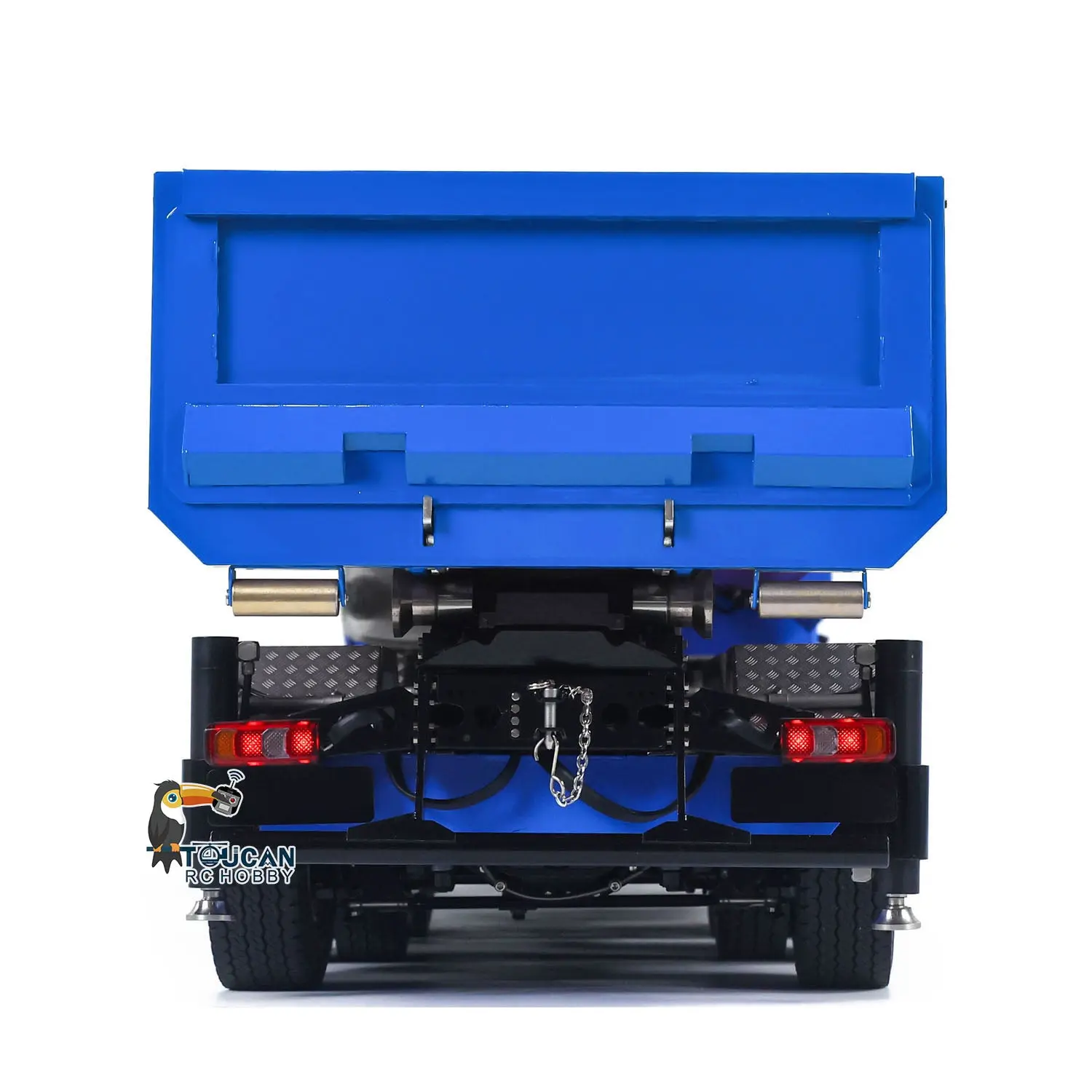 1/14 10x10 RC Hydraulic Full Dump Crane Radio Controlled Dumper Car Truck with U-shaped Bucket PNP/RTR DIY Hobby Model