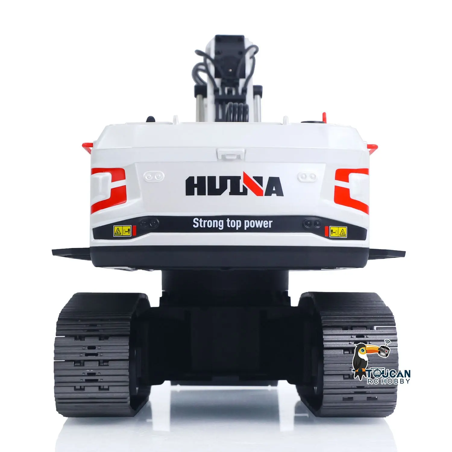 1/14 HUINA RC Metal Excavator Ready to Run Toys 1594 Radio Lights Sound Battery 28CH Sound W/ Bucket Drill Round Wood Garb Gifts