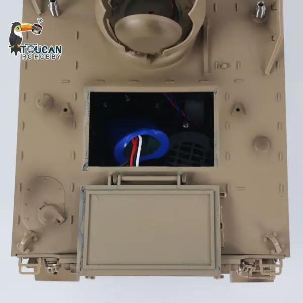 TD 1/16 RC Tank M2412-B M113A1 ACAV 360 Turret Rotation Infrared Metal Wheels Gearbox Smoke Unit Radio Control Military Model