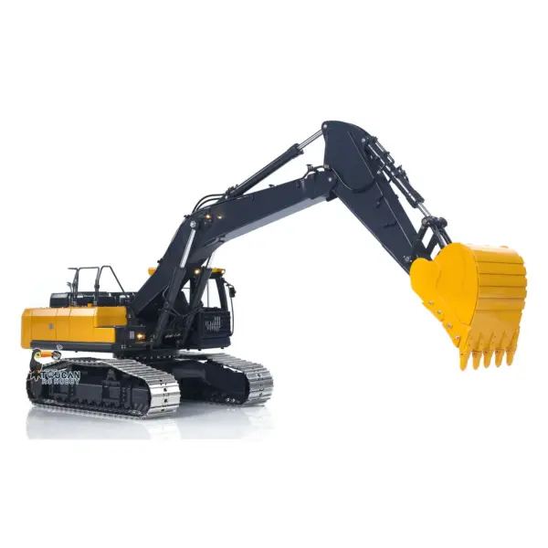 Super Frog Metal 1/14 RC Hydraulic Excavator E400 Standard Type Remote Control Digger Model 3 Pumps 4CH Valve Frsky X14 Radio