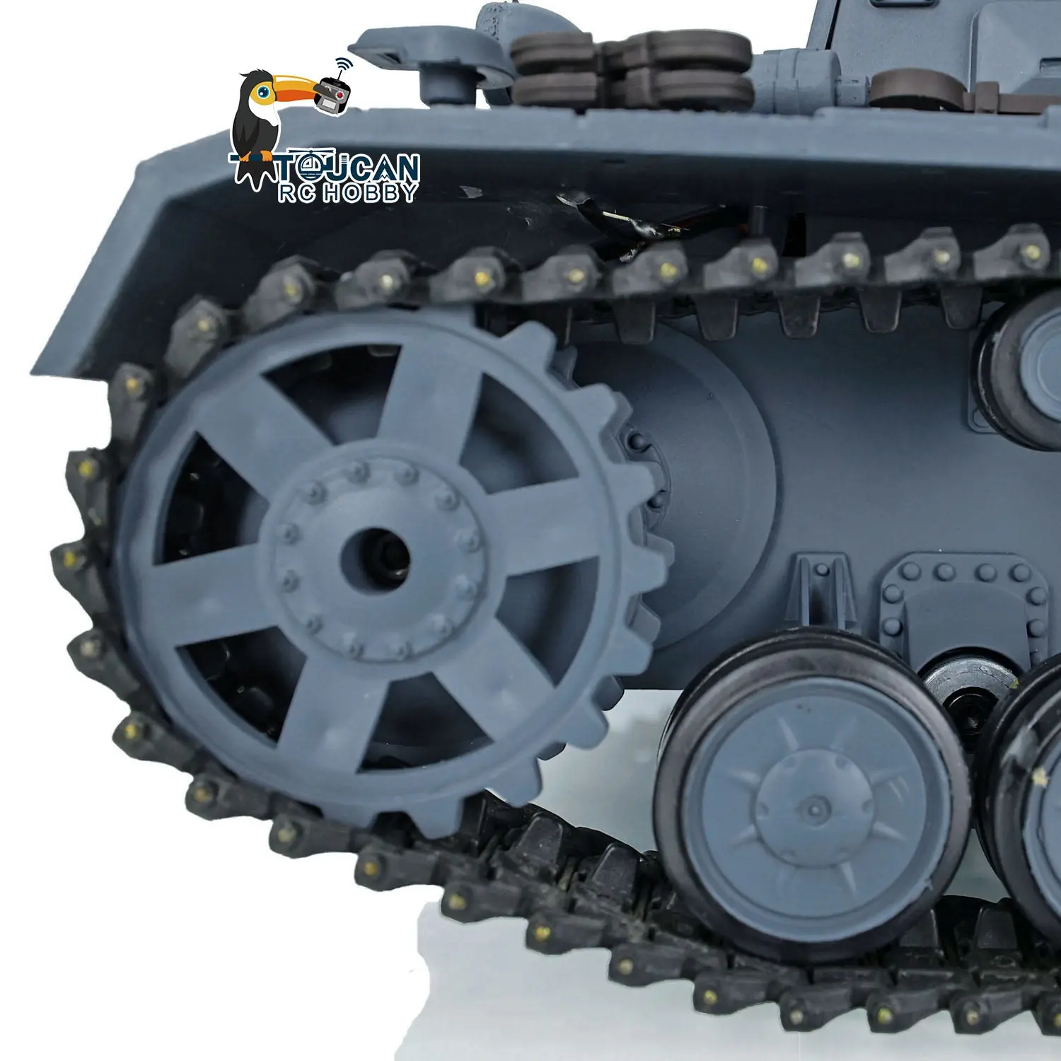 2.4G Henglong 1/16 Scale RC Tank 3859 Plastic German Panzer IV F2 RTR 7.0 Tank w/ Smoking Gearbox BB Shooting Road Wheels Tracks