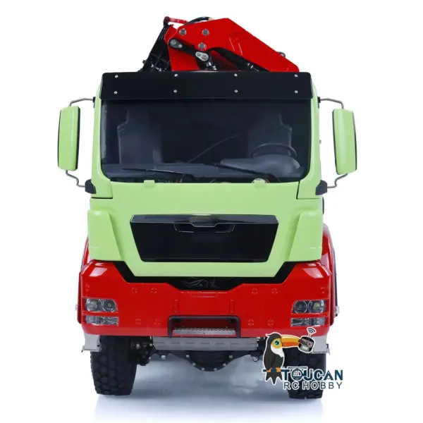 LESU 1/14 8X8 RC Hydraulic 3-Ways Dumper Truck for Remote Control Crane 2Speed Gearbox Tipper W/ Sound Light ESC Servo