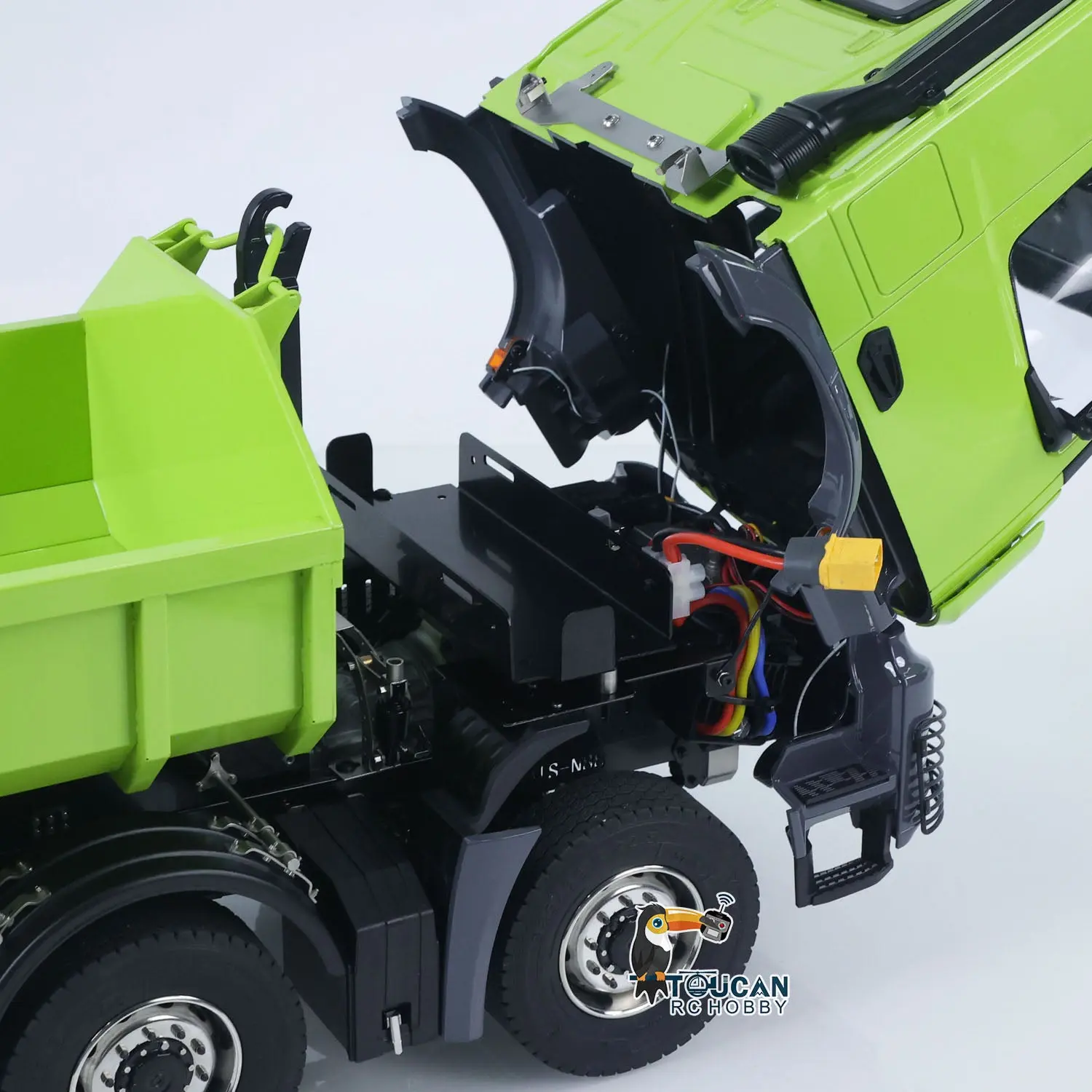 1/14 8x8 Metal Hydraulic RC Dumper Tipper Car Radio Control Full Dump Trucks with Standard Bucket Hobby Model DIY PNP