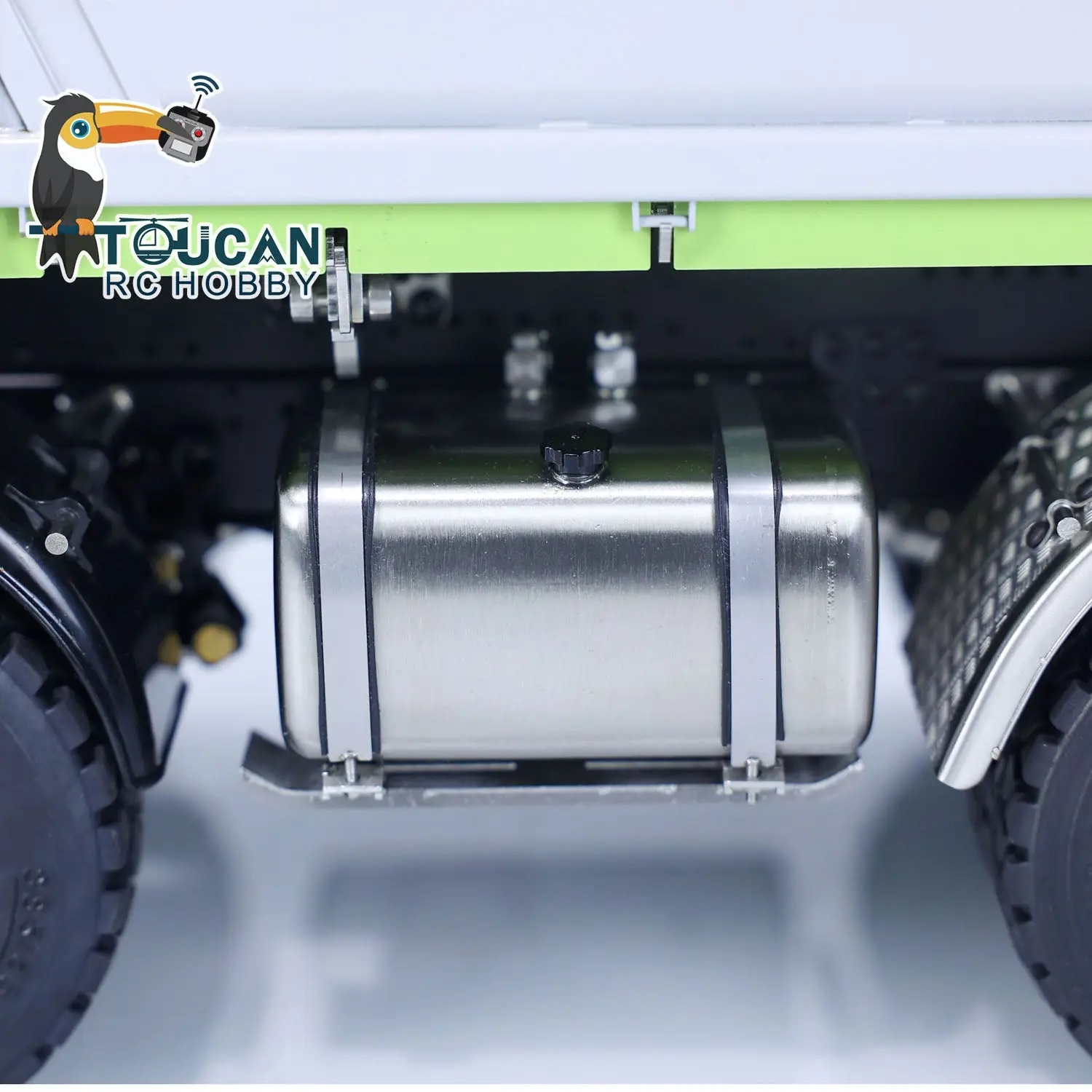 LESU 1/14 8X8 RC Hydraulic 3-Ways Dumper Truck for Remote Control Crane 2Speed Gearbox Tipper W/ Sound Light ESC Servo