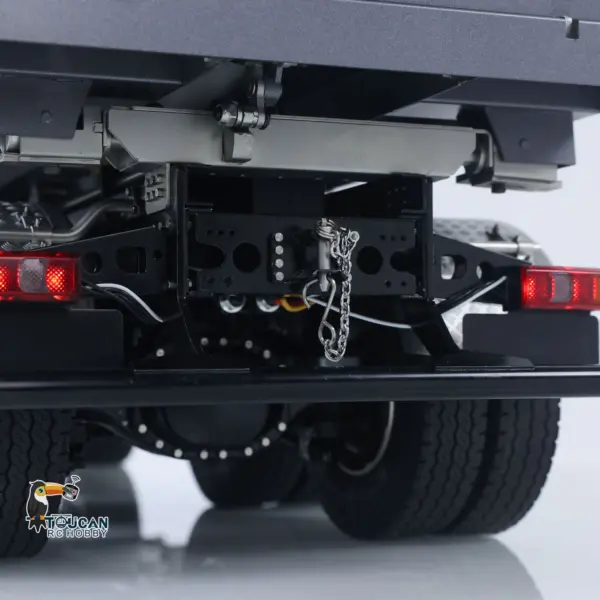 1/14 6x6 TOUCAN Hydraulic RC Dump Truck Metal Radio Controlled Tipper Car Differential Lock Light Sound FlySky I6S
