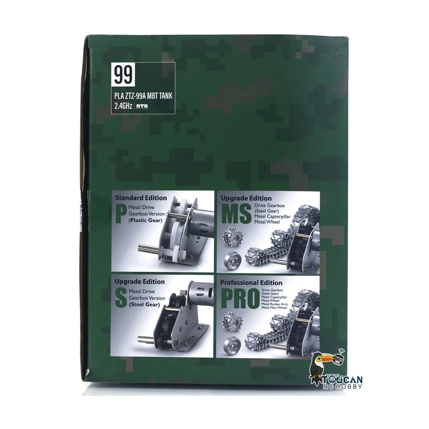 Heng Long 3899A 1/16 Radio Control Main Battle Tank RC Military Model Infrared Combat Smoking Metal Tracks Idlers Road Wheels