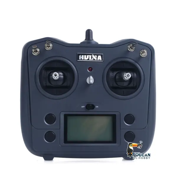 HUINA New Upgrade 580 1/14 Metal Excavator Model Engineering Vehicle Electric Ball Grabber 360 Rotating Shear Claw Sound Lights