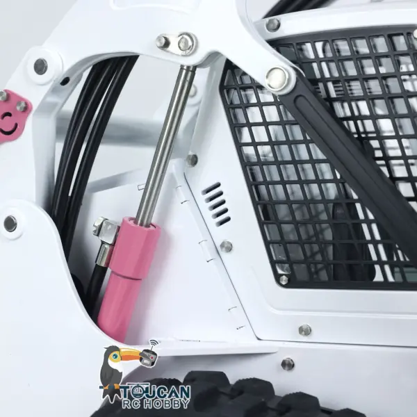 LESU 1/14 Aoue-LT5 Tracked Skid-Steer RC Hydraulic Loader RTR Remote Control Construction Car Model Rotating LED Light FS-i6S Transmitter Sound