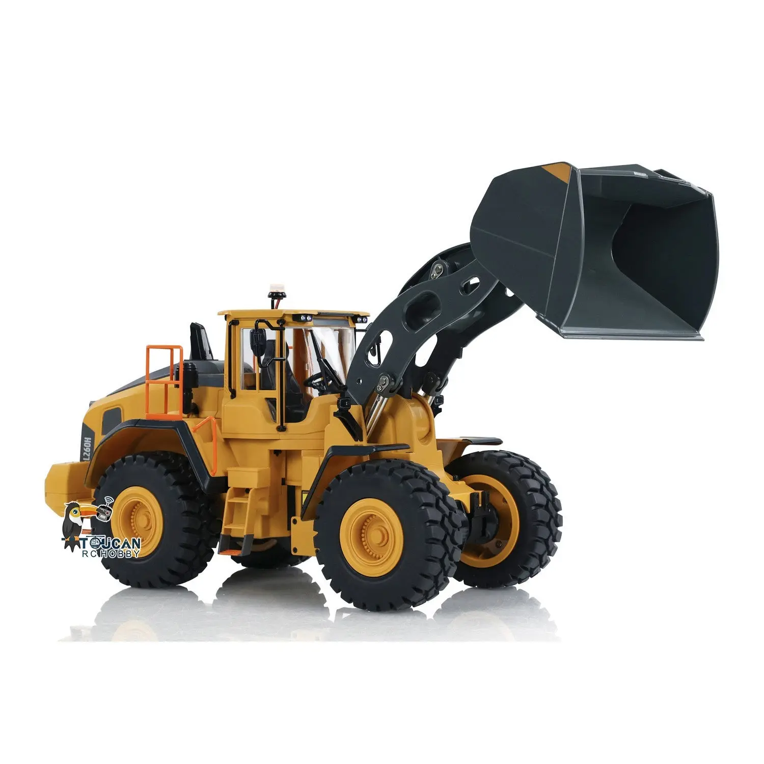 Double Eagle Metal 1/16 L260H E592 RC Loader Remote Control Electric Lifting Construction Vehicle Model Toy Light Sound ESC Motor Servo Battery