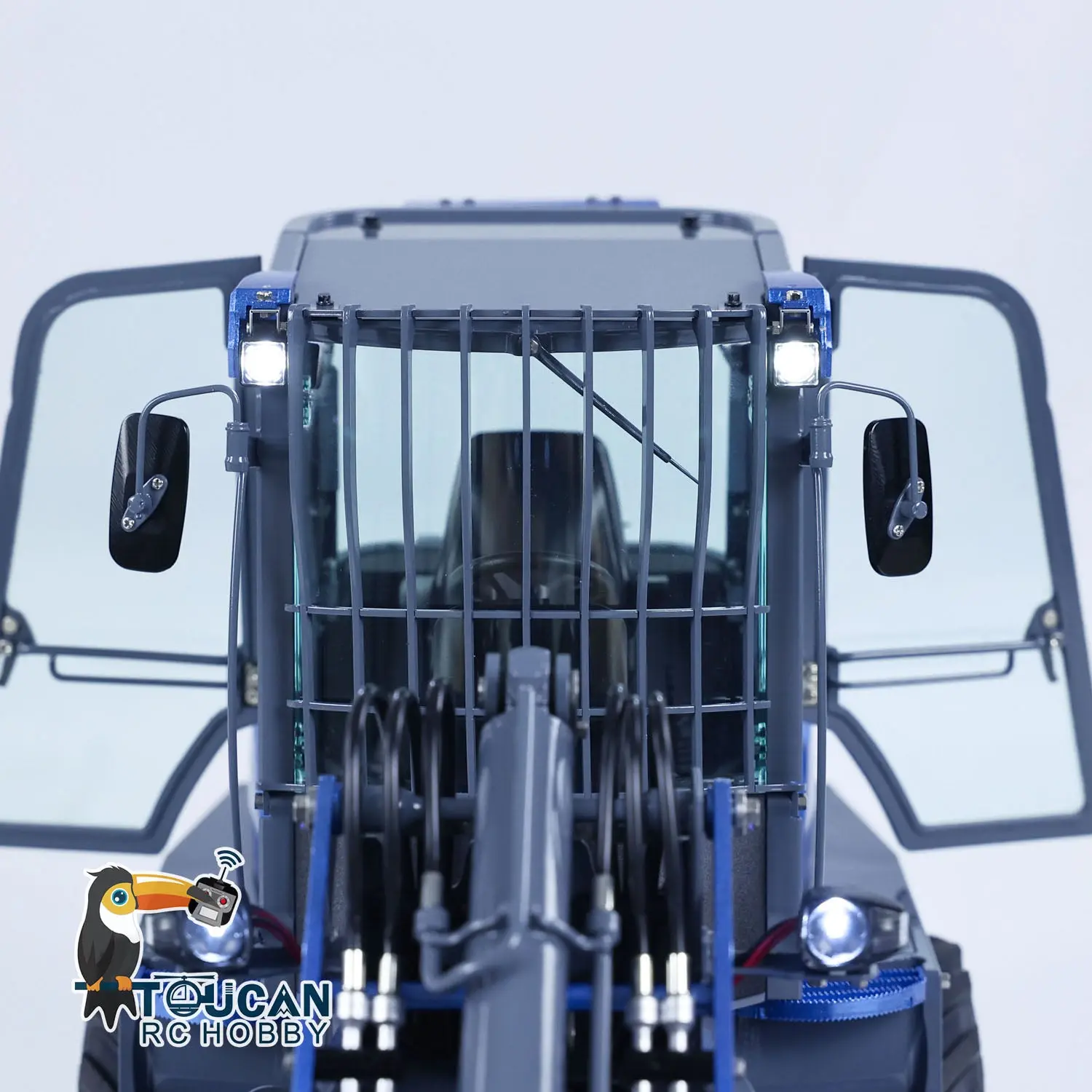 1:14 LESU Metal RC Hydraulic Loader AOUE MCL8 Remote Control Engineer Vehicles Simulation Car Electric Models