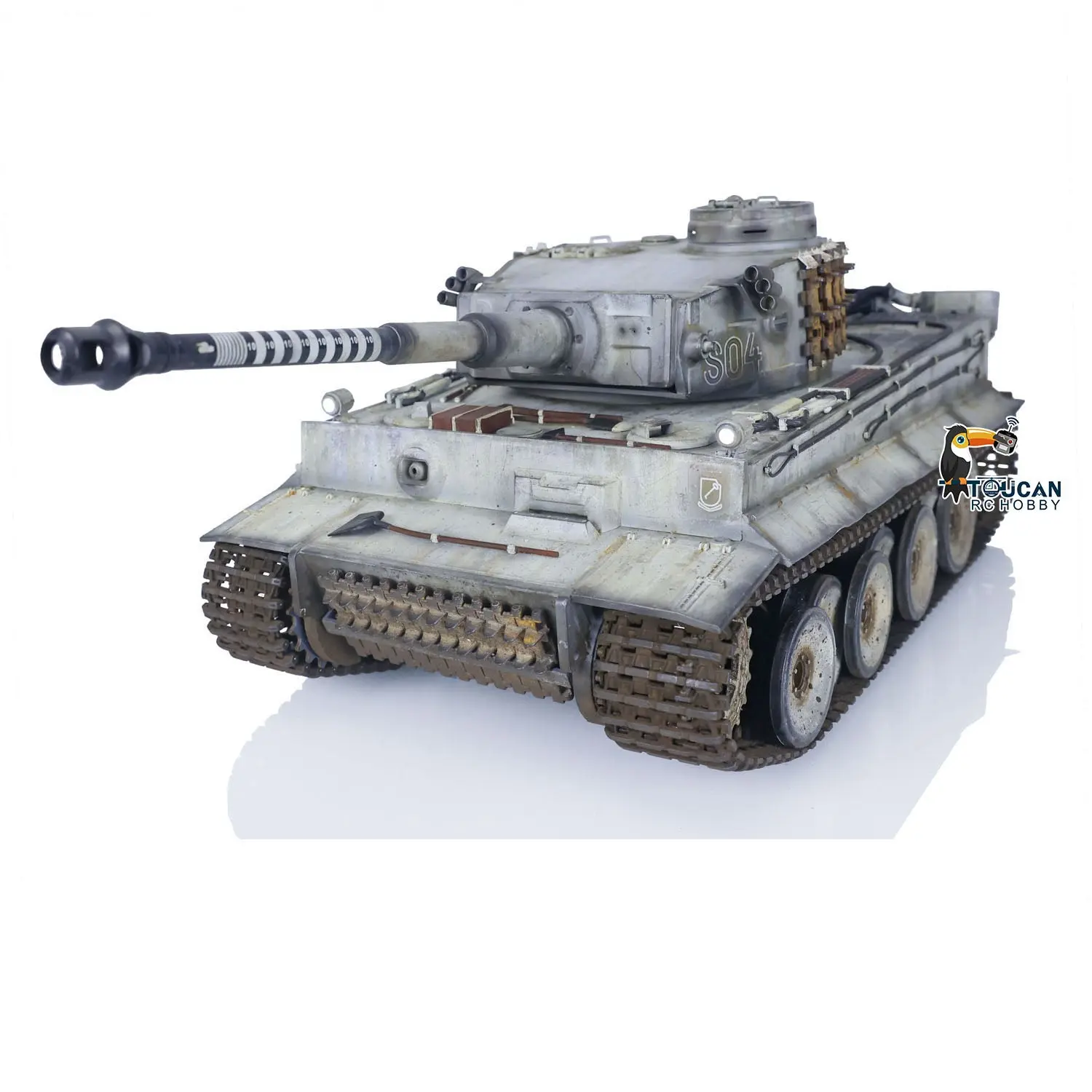 1:16 Henglong RTR RC Tank Pro 7.0 Tiger I 3818 Remote Control Military Cars FPV Hand Spray Painting Color Road Wheels 360 Turret