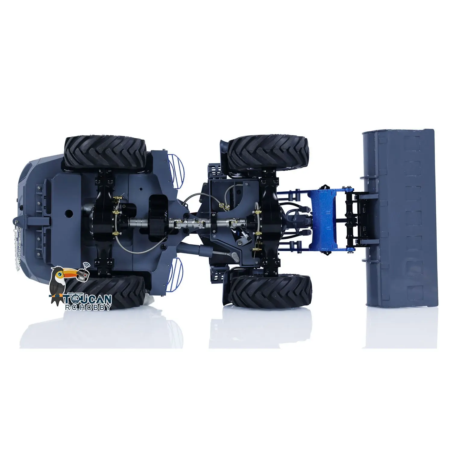 1:14 LESU Metal RC Hydraulic Loader AOUE MCL8 Remote Control Engineer Vehicles Simulation Car Electric Models