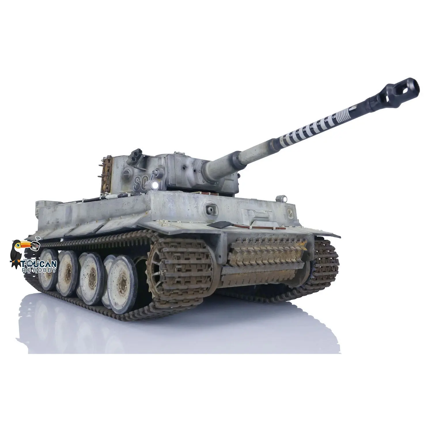 1/16 Heng Long 1/16 RC Tank Upgraded German Tiger I 7.0 Radio Controlled Military Carual Spray Vehicle 3818 360