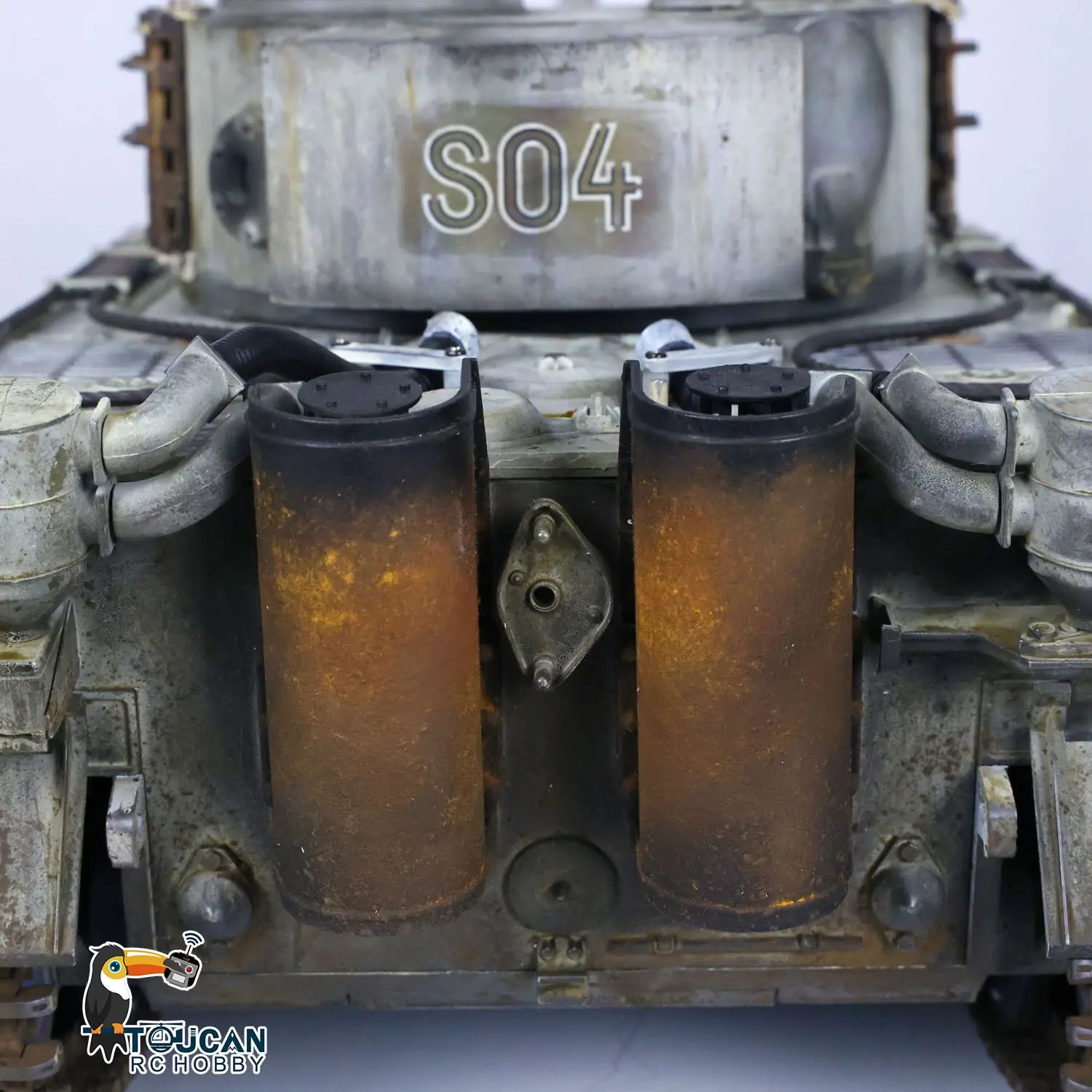 1/16 Heng Long 1/16 RC Tank Upgraded German Tiger I 7.0 Radio Controlled Military Carual Spray Vehicle 3818 360