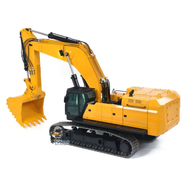 55KG Metal 1/12 RC Hydraulic Excavator 395F Remote Control Digger Dual Pump RTR Heavy Machine Flysky ST8 Radio Battery 6CH Valve