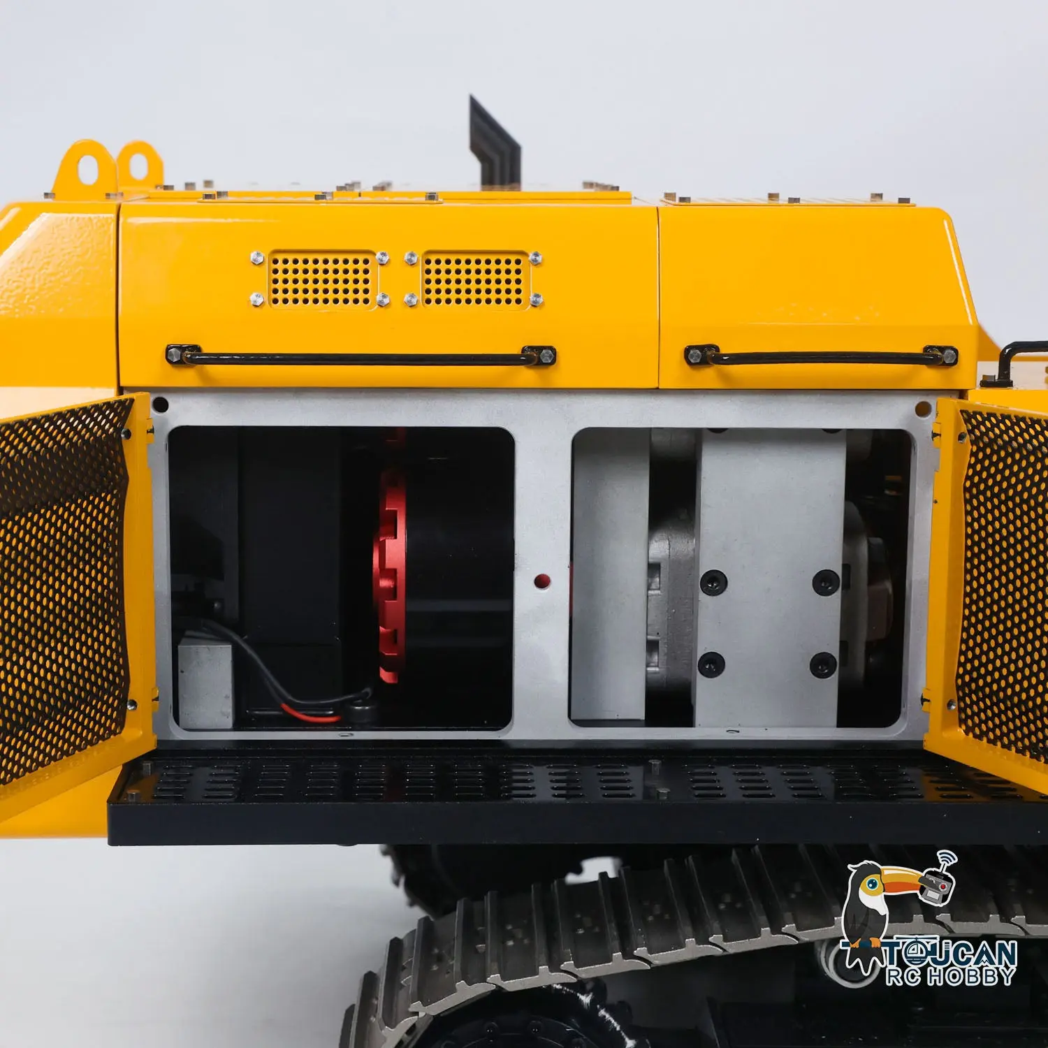 Heavy Machine 1/12 RC Hydraulic Excavator 395F Remote Control Metal Digger RTR Model Car 1.0L Dual Pump Frsky X14 Radio Battery