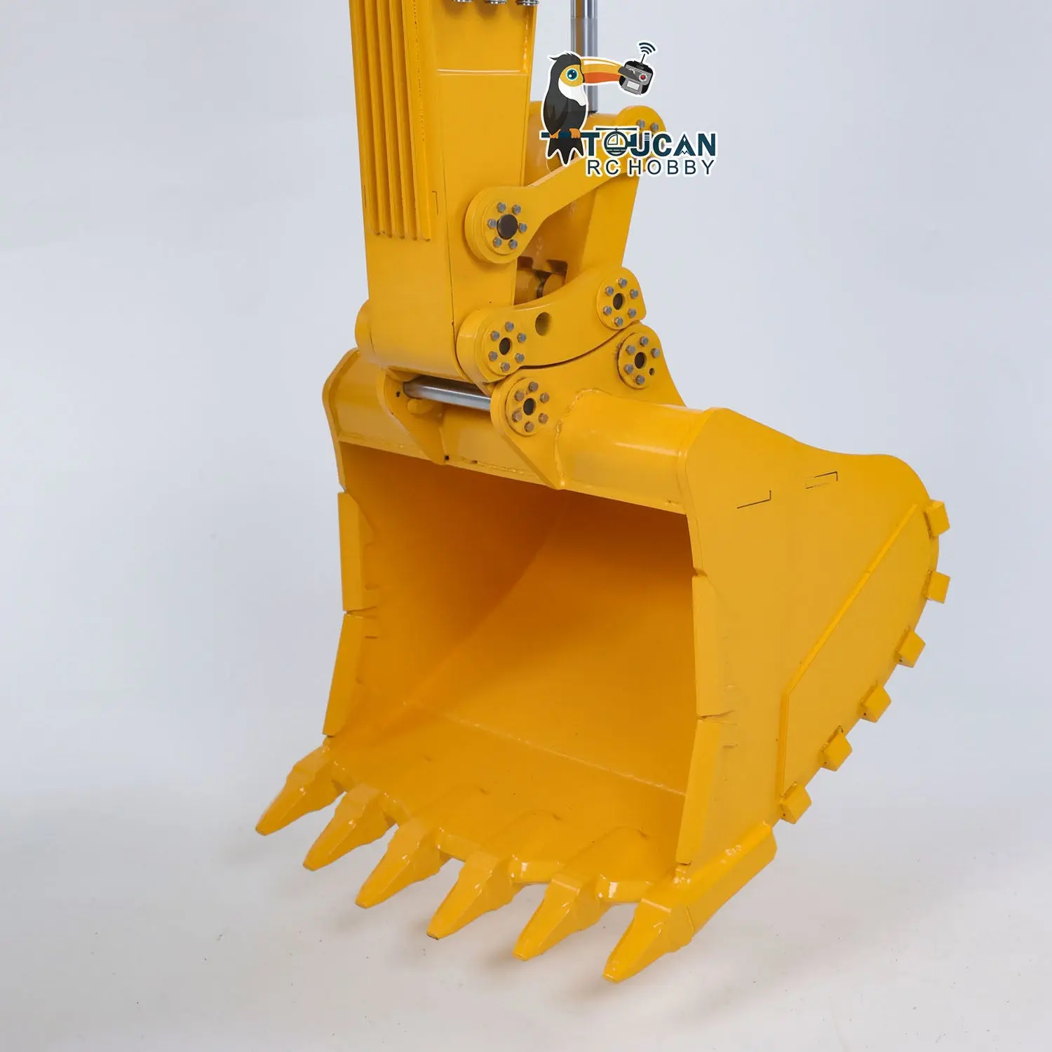 Heavy Machine 1/12 RC Hydraulic Excavator 395F Remote Control Metal Digger RTR Model Car 1.0L Dual Pump Frsky X14 Radio Battery