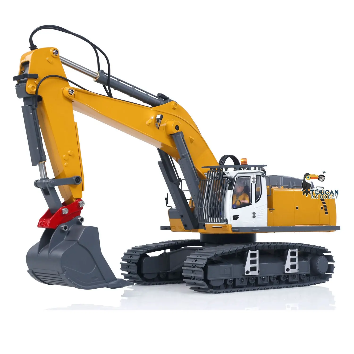 1/18 Kabolite 5901 100S Electric Lifting RC Excavator Flysky Remote Control Digger Engineering Vehicle Electric Ripper Hammer
