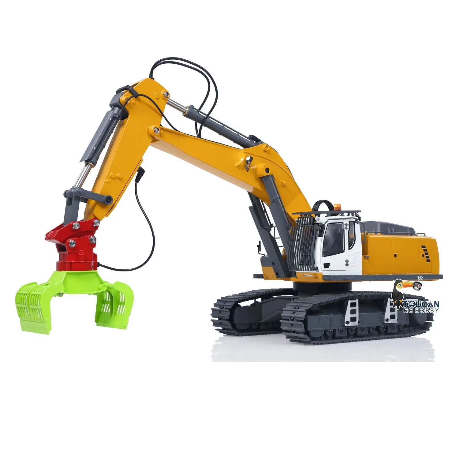 1/18 Kabolite 5901 100S Electric Lifting RC Excavator Flysky Remote Control Digger Engineering Vehicle Electric Ripper Hammer