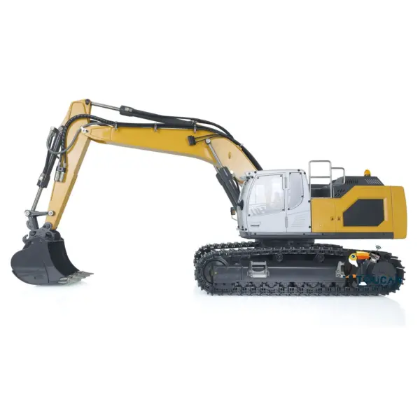 XDRC 1/14 Metal Assembled Hydraulic RTR RC Excavator Upgraded 5CH Valve RC Digger 945 W/ PL18EV Controller Light Sound System