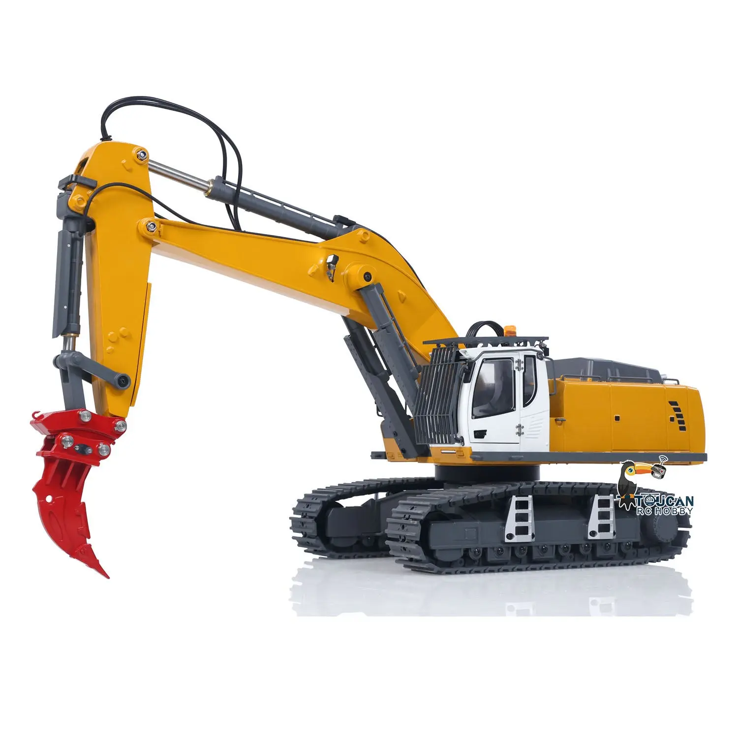 1/18 Kabolite 5901 100S Electric Lifting RC Excavator Flysky Remote Control Digger Engineering Vehicle Electric Ripper Hammer