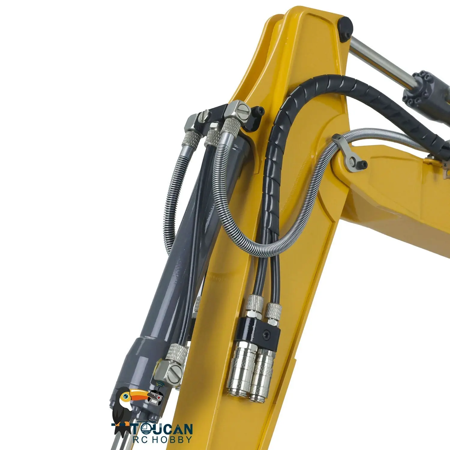 XDRC 1/14 Metal Assembled Hydraulic RTR RC Excavator Upgraded 5CH Valve RC Digger 945 W/ PL18EV Controller Light Sound System