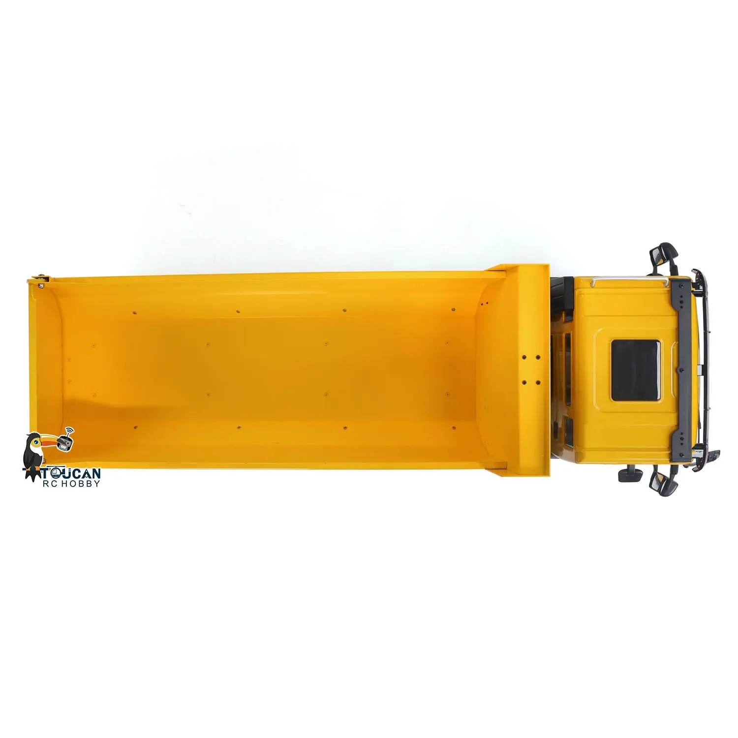 1/14 8x8 Hydraulic RC Dump Truck Metal Remote Control Tipper Car Assembled and Painted Sound Light 67x18.5x25cm