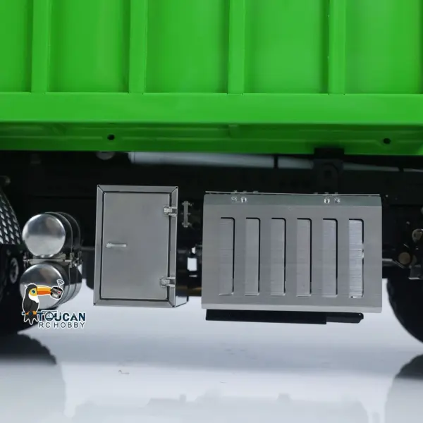 Metal LESU 1/14 RC Hydraulic Crane Dump Truck 8x8 RTR Car 3348 Dumper Waste Bin PL18EV Remote Controller Vehicle 2-Speed Gearbox