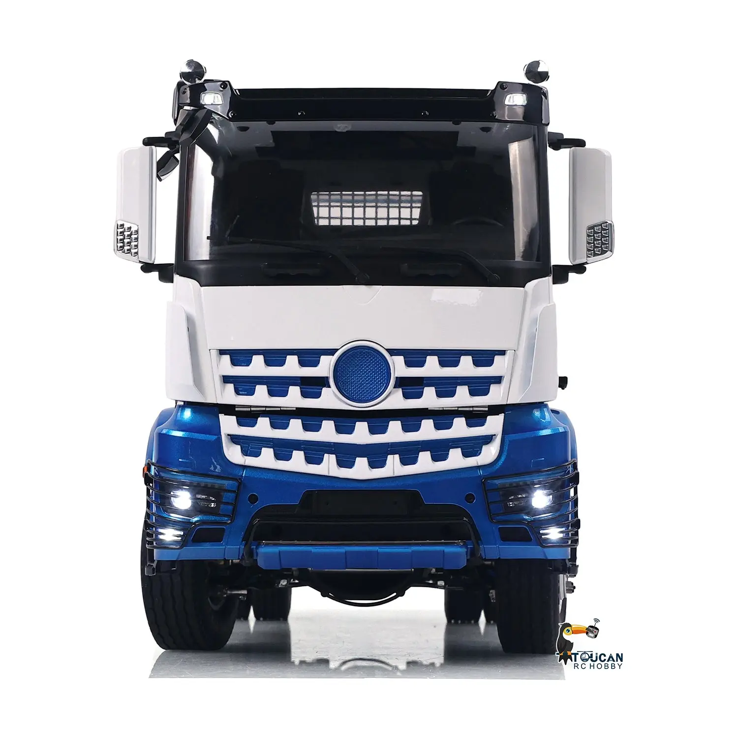 3Speed LESU Skip Loader 3363 Metal 4X4 Chassis 1/14 RC Hydraulic Swing Arm Garbage Dump Truck Light Sound Hub Reduction Axle