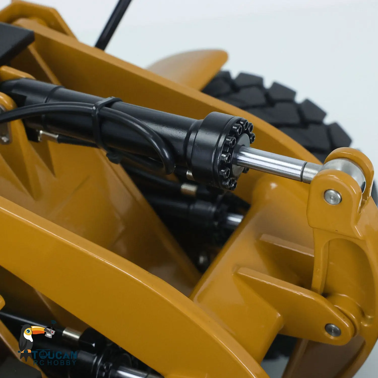 HUINA K966 KABOLITE 2.4Ghz 1/16 Scale Hydraulic RC Loader 966 Truck Car RTR Model W/7500mAh Battery Charger Light Transmitter