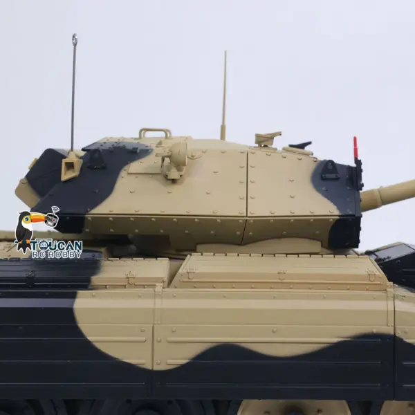 1/16 2.4G RC Military Tank CoolBank Crusader MK III Wireless Control Battle Tank Model 360??Turret Rotary Smoke Sound Lights RTR