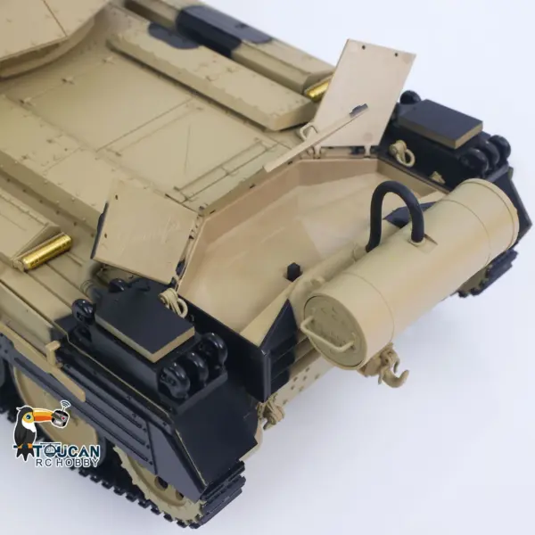 1/16 2.4G RC Military Tank CoolBank Crusader MK III Wireless Control Battle Tank Model 360??Turret Rotary Smoke Sound Lights RTR