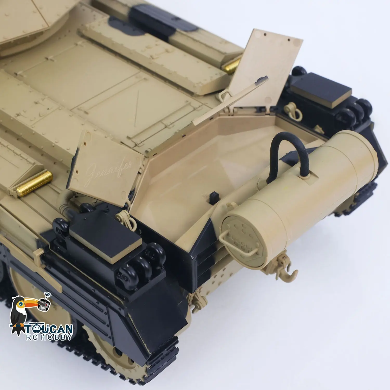 1/16 2.4G RC Military Tank CoolBank Crusader MK III Wireless Control Battle Tank Model 360??Turret Rotary Smoke Sound Lights RTR