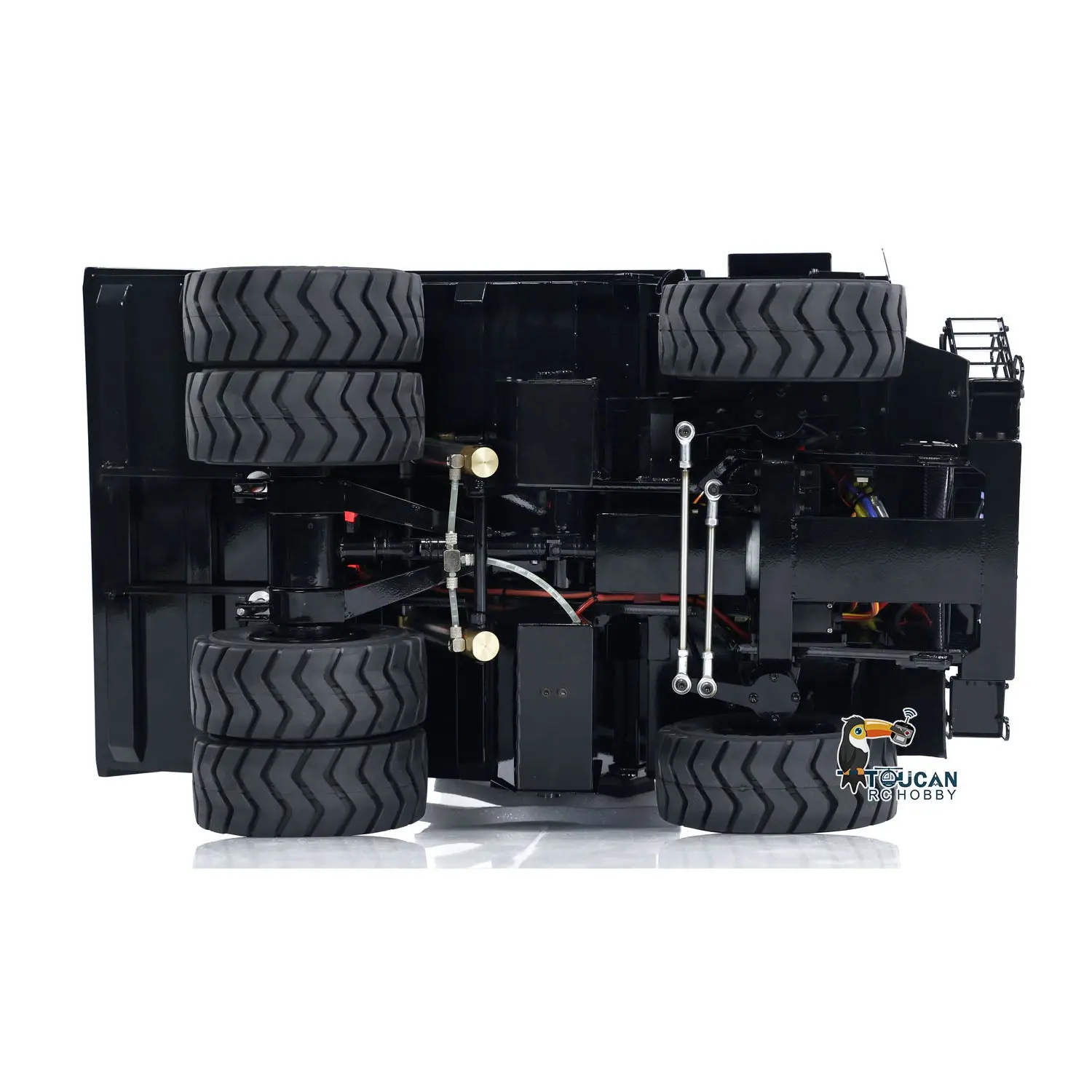 1/20 Hydraulic Remote Control Mining Truck 793D Flysky I6X RC Dumper Lights Warning Sound Battery Ready to Run for RC Excavator