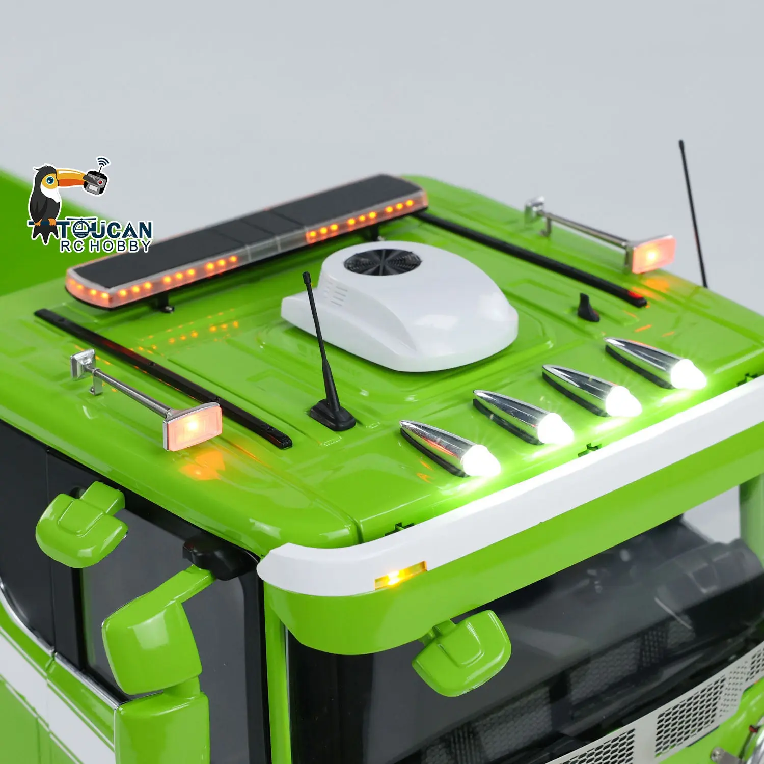 LESU 770S 1/14 6x6 RC Hydraulic Dumper Truck 3-way Remote Controlled Tipper Model Light Sound Smoke