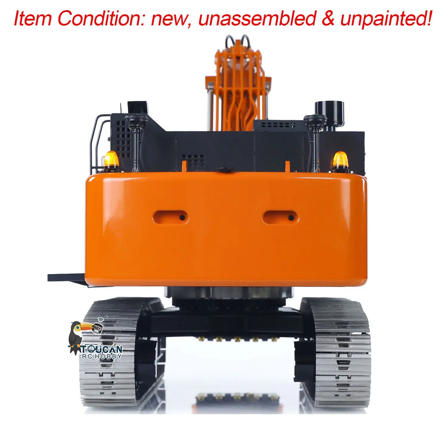 LESU Metal 1/14 RC Hydraulic Excavator Aoue ZX490 Remote Control Heavy Digger Car Construction Vehicle Model 6CH Valve Light 6CH Electrical Slip Ring FlySky PL18EV Radio Battery