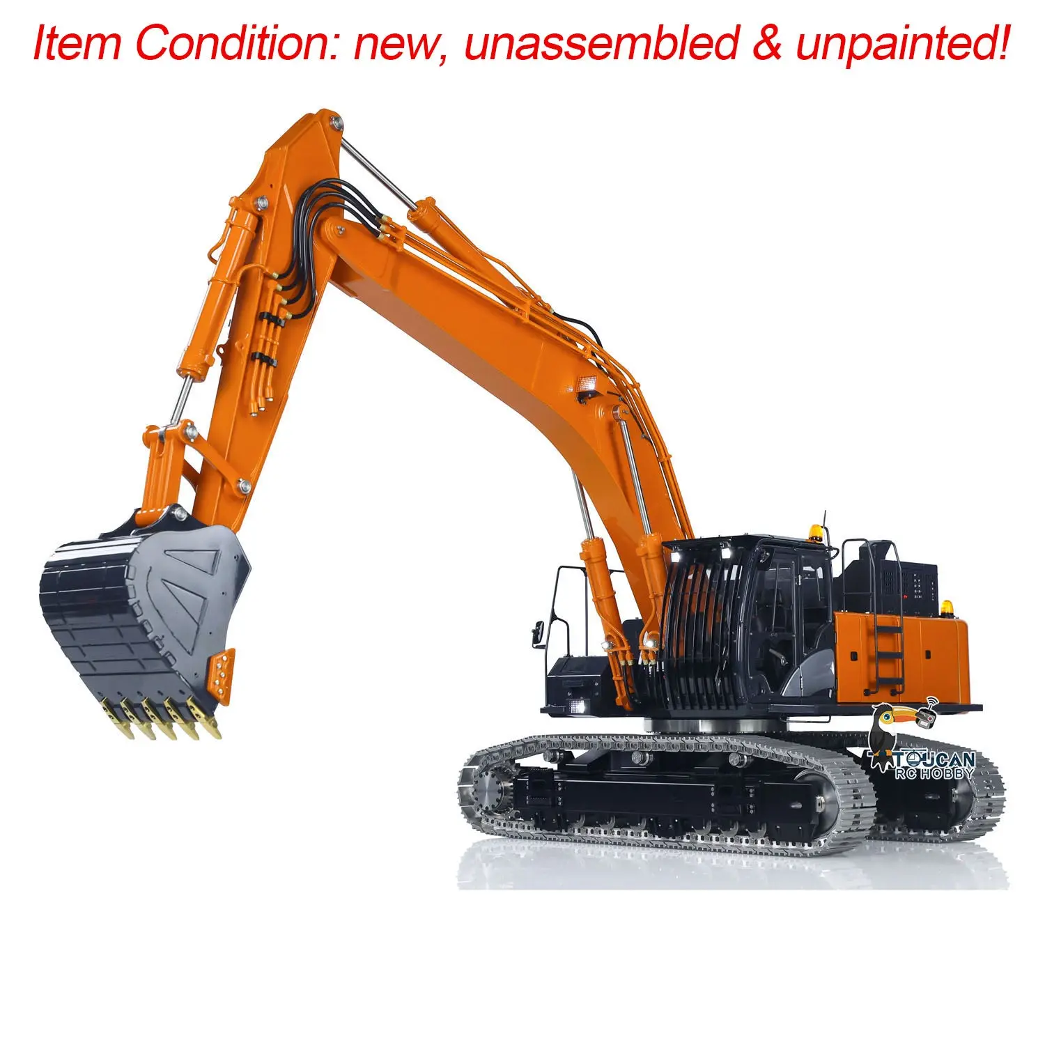 LESU Metal 1/14 RC Hydraulic Excavator Aoue ZX490 Remote Control Heavy Digger Car Construction Vehicle Model 6CH Valve Light 6CH Electrical Slip Ring FlySky PL18EV Radio Battery