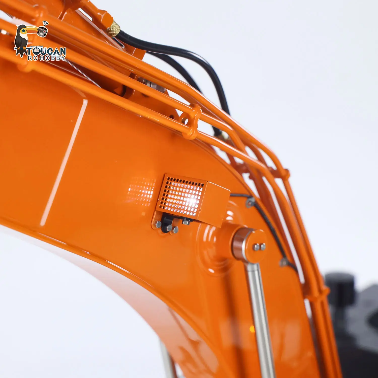 LESU Metal 1/14 RC Hydraulic Excavator Aoue ZX490 Remote Control Heavy Digger Car Construction Vehicle Model 6CH Valve Light 6CH Electrical Slip Ring FlySky PL18EV Radio Battery