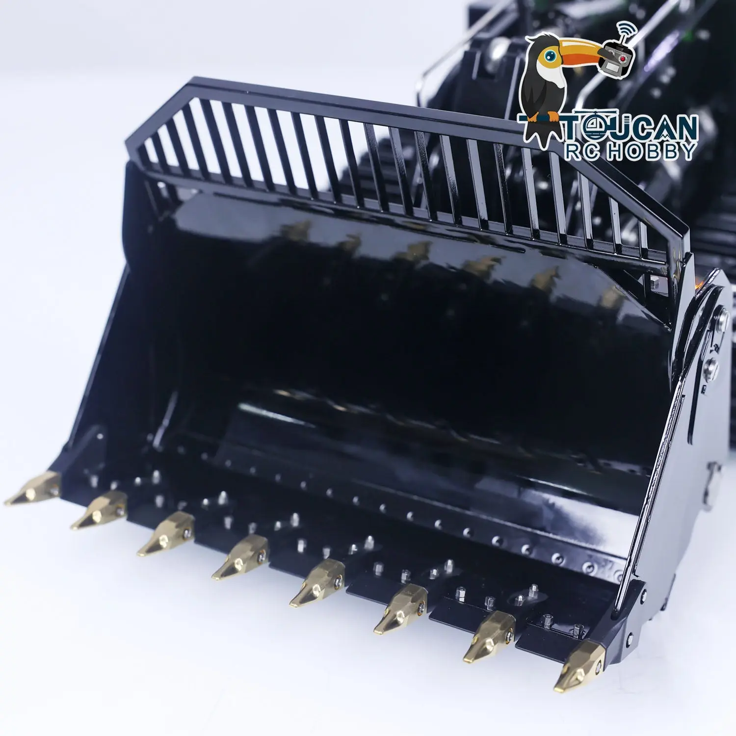LESU Painted 1/14 Metal RC Hydraulic Loader 636 Remote Control Tracked Car PL18EV Lite Light Sound System ESC Servo