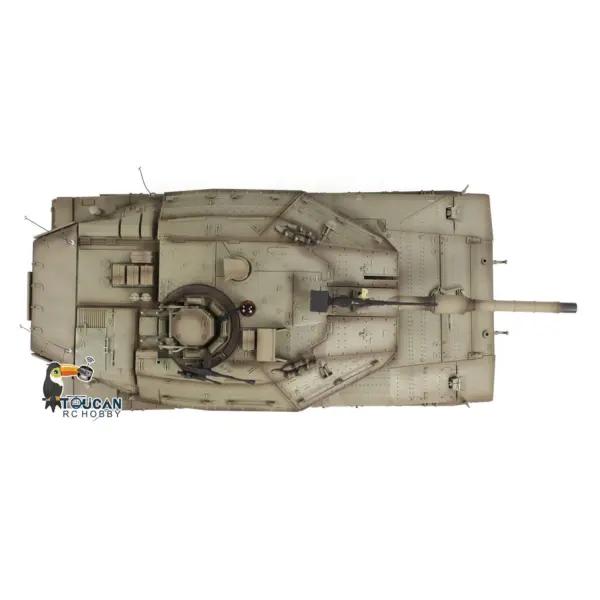 Heng Long 1/16 RC Battle Tank IDF Merkava MK IV 3958 Turret 360 Degree Rotating Barrel Recoil Radio Controlled Model
