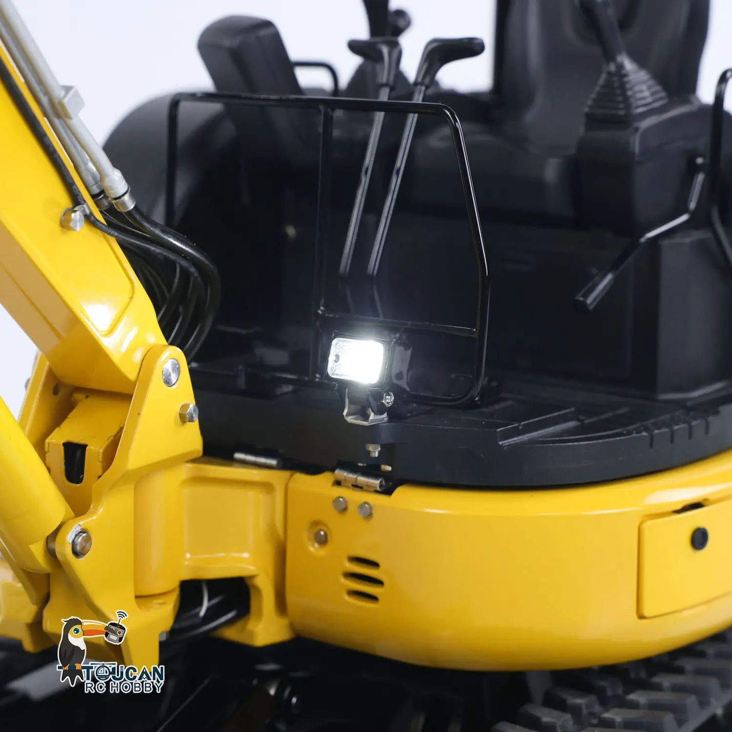 LESU 1/14 Mini RC Hydraulic Excavator PC30 Metal 6CH Valve Digger ST8 Radio Controlled Simulation Engineering Vehicle Model Toy