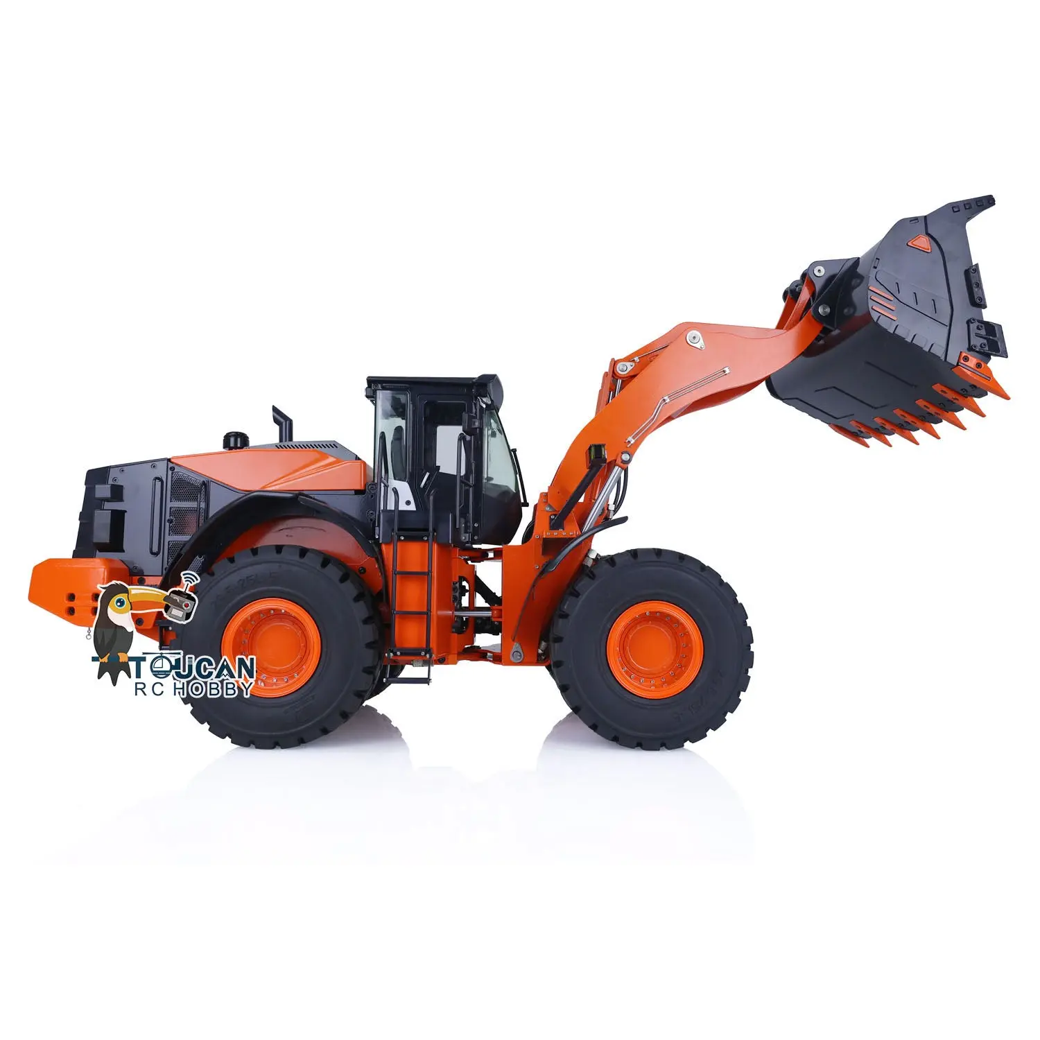 JDMODEL Metal 1/14 RC RTR Hydraulic Loader JDM-198 ZW370 Models W/ 2-Speed Transmission Battery Pump Servo ESC