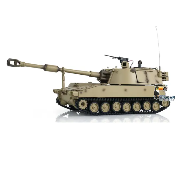 1/16 Tongde RC Tank M109A2 Self-propelled Howitzer RTR Infrared BB Shooting Barrel Recoil Model Toys Military Vehicle