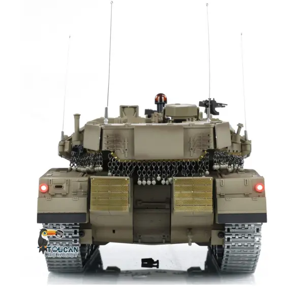 Henglong 1/16 RC Tank IDF Merkava MK IV 3958 Remote Control Battle Tank Metal Wheels Tracks Gearbox 360??Turret Smoke 2 Battery