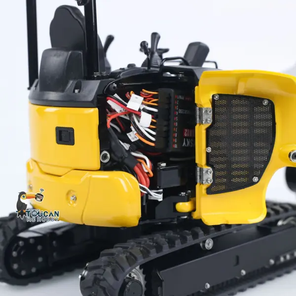 LESU 1/14 Mini RC Hydraulic Excavator PC30 Metal 6CH Valve Digger ST8 Radio Controlled Simulation Engineering Vehicle Model Toy