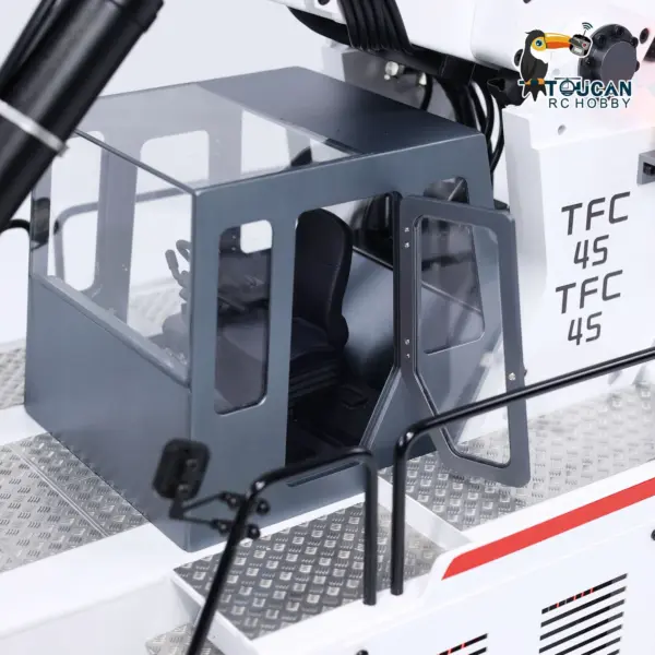 JX-KCK TFC45 1/14 RC Hydraulic Frontal Crane Reach Stacker Radio Control Container Handler Painted Assembled Model PNP Version