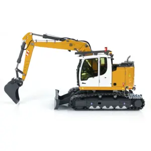 1/14 RC Hydraulic Excavator 914 5-ways Valve Metal Remote Control Digger Model