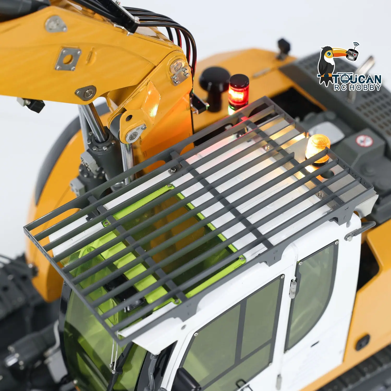 1/14 RC Hydraulic Excavator 914 5-ways Valve Metal Remote Control Digger Model