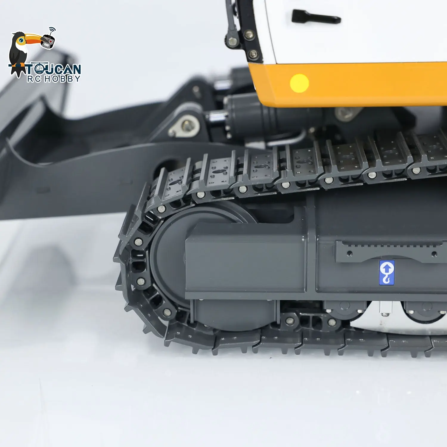 CUT 1/14 Scale 914 5-ways Radio Control Hydraulic Excavator Valve Metal Remote Control Earth Digger Hobby Model RTR Machine ESC Servo Motor